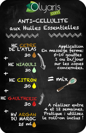 Les Huiles Essentielles contre la Cellulite par Olyaris